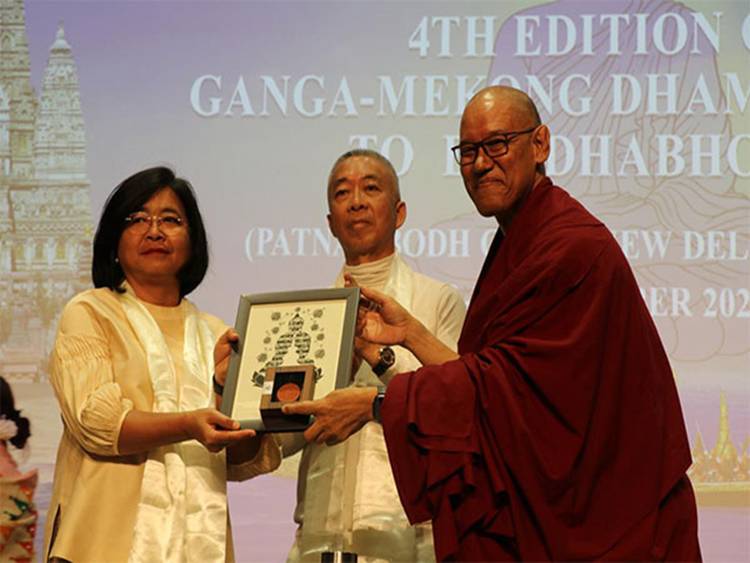 Fourth Mekong Ganga Dhammayatra at New Delhi (Photo/International Buddhist Confederation)